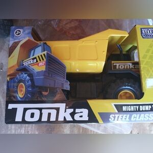 Tonka Mighty Steel Dump Truck - Yellow and Black